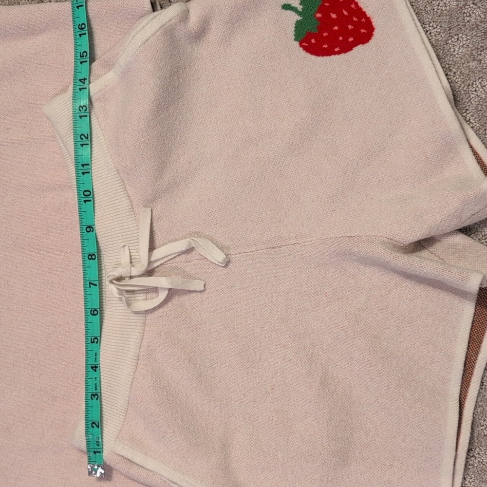 Kate Spade Two-piece Hoodie And Short Set Strawberry - Picture 3 of 14